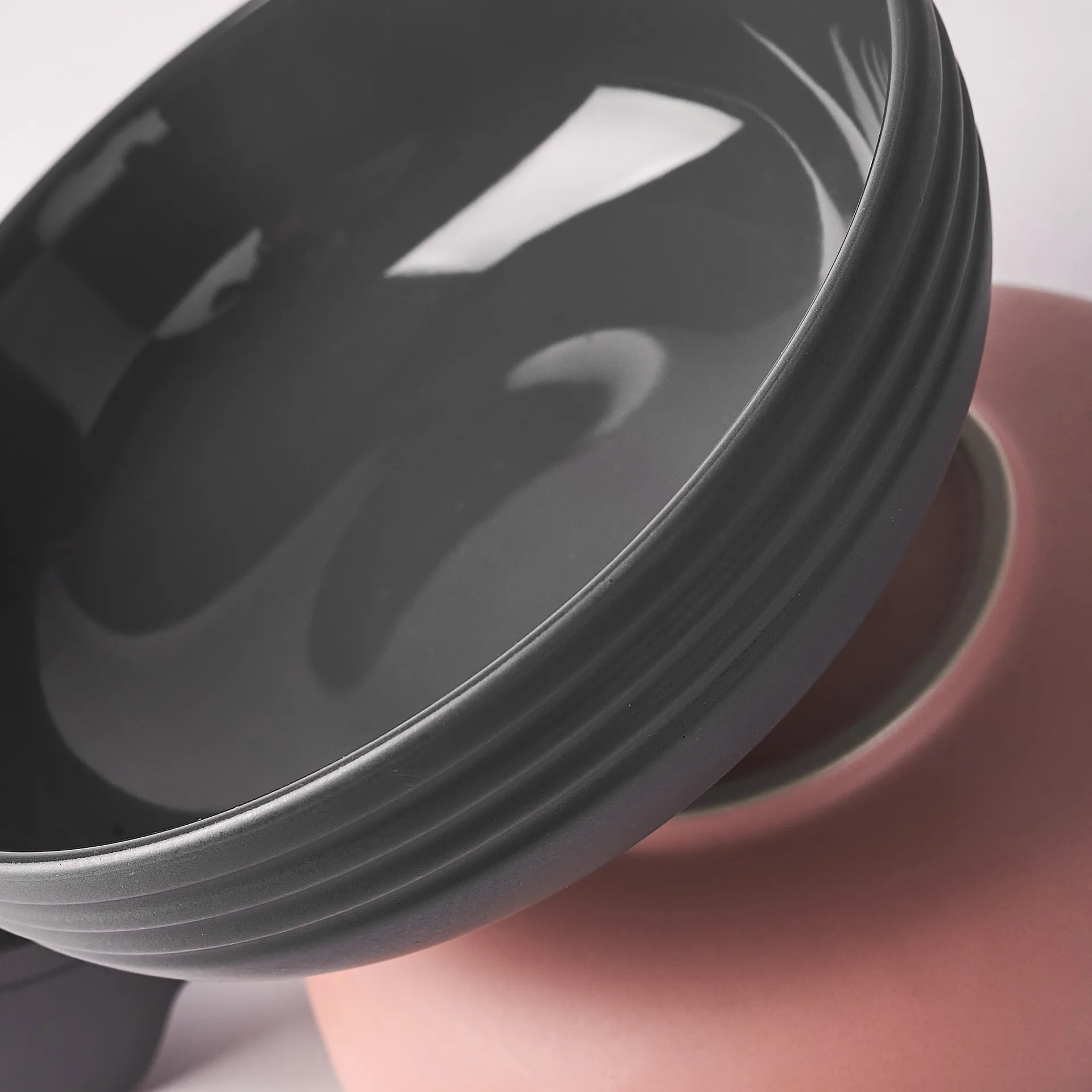 라인즈 보울 Ø16 cm, dark grey NJRD | 니오르