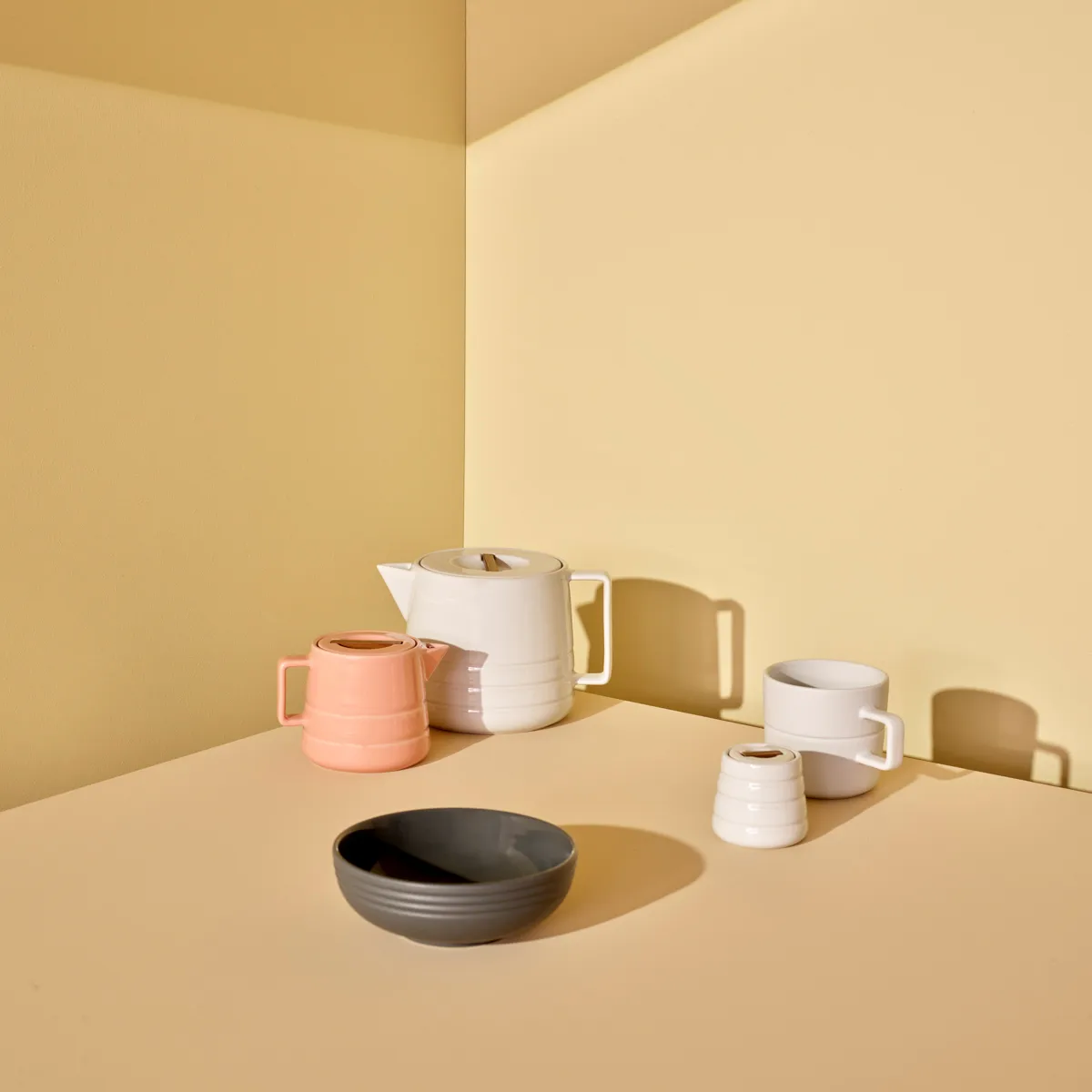 라인즈 보울 Ø16 cm, dark grey NJRD | 니오르