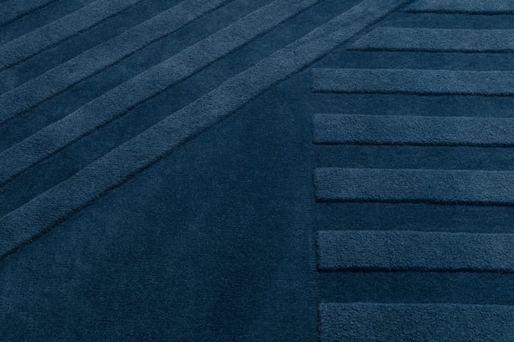 레벨스 울 러그 스트��라이프 블루, 170x240 cm NJRD | 니오르