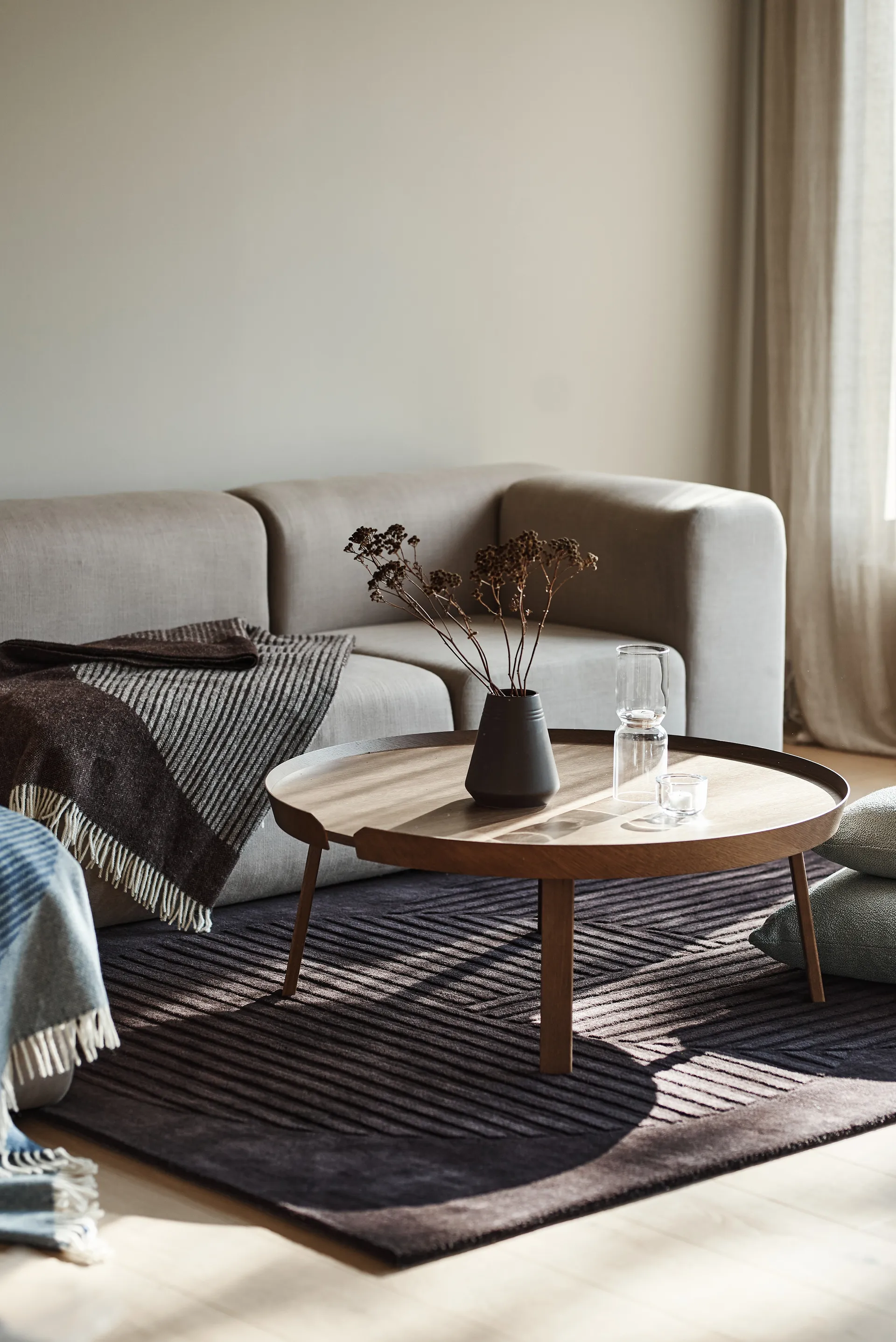 라인즈 화병 18 cm, Brown NJRD | 니오르