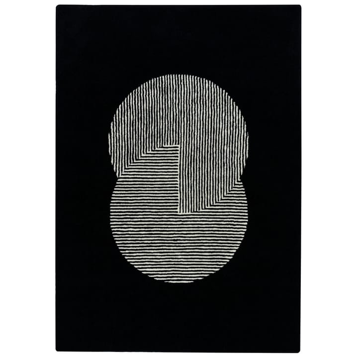 써클 울 러그 블랙 - 200x300 cm - NJRD | 니오르