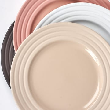 라인즈 사이드 접시 Ø21 cm 6개 세트 - beige - NJRD | 니오르
