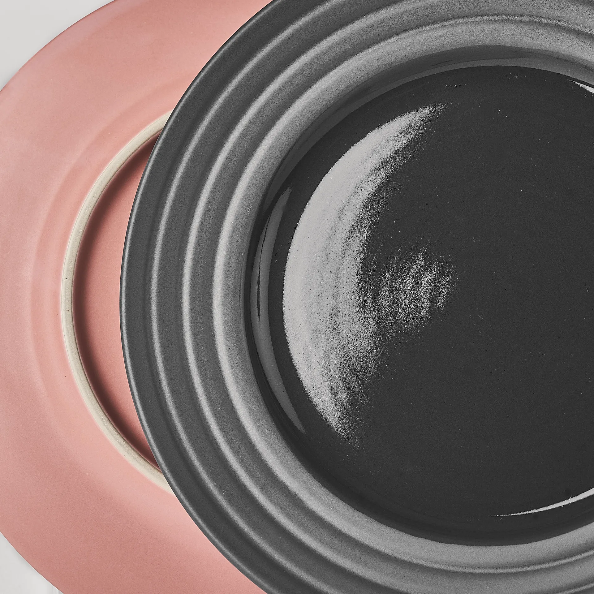 라인즈 사이드 접시 Ø21 cm 6개 세트, dark grey NJRD | 니오르