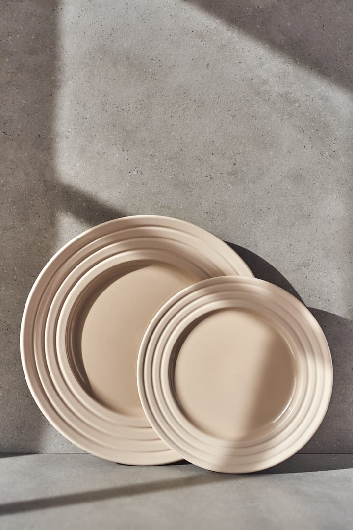 라인즈 사이드 접시 Ø21 cm - beige - NJRD | 니오르