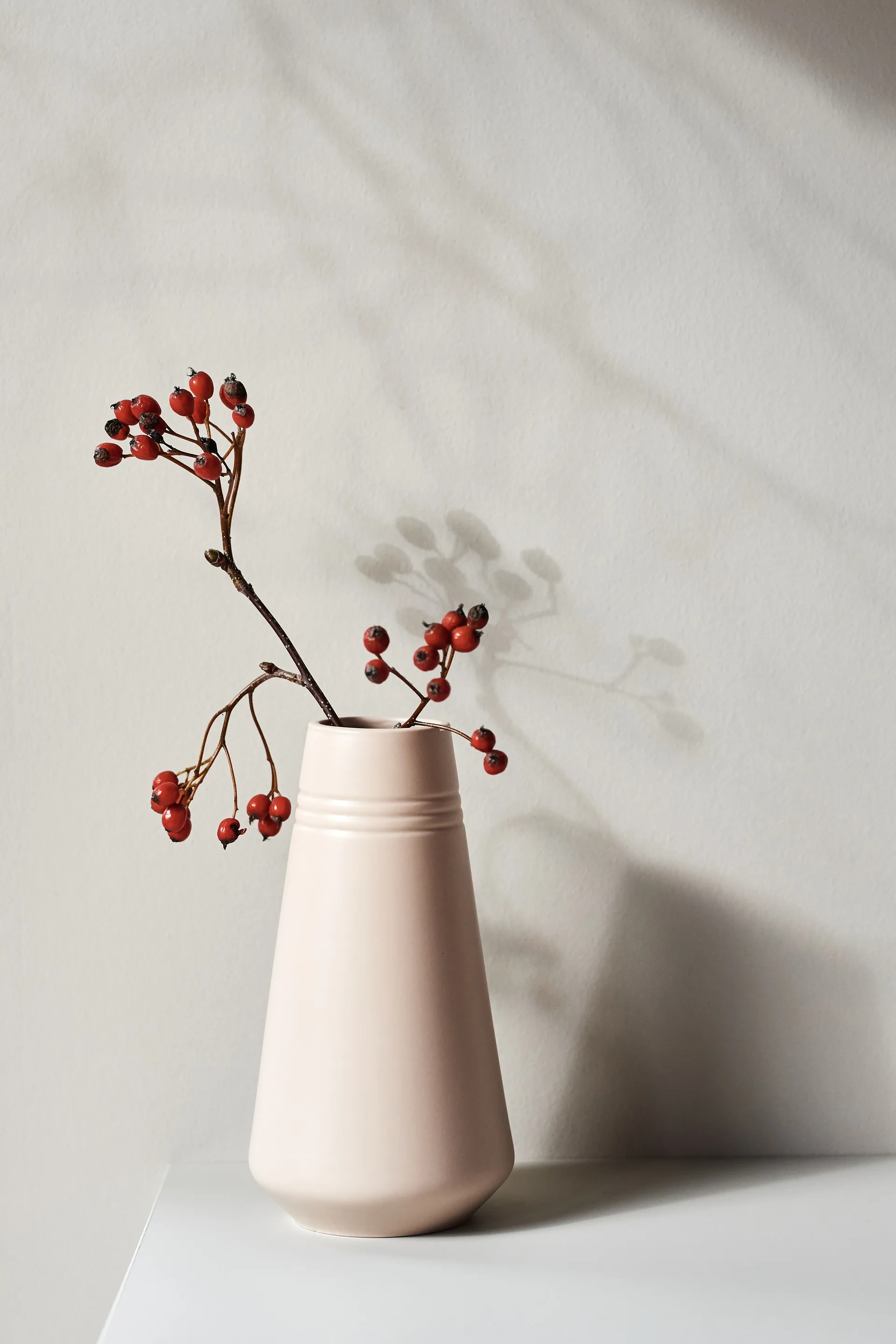 라인즈 화병 22 cm, Beige NJRD | 니오르