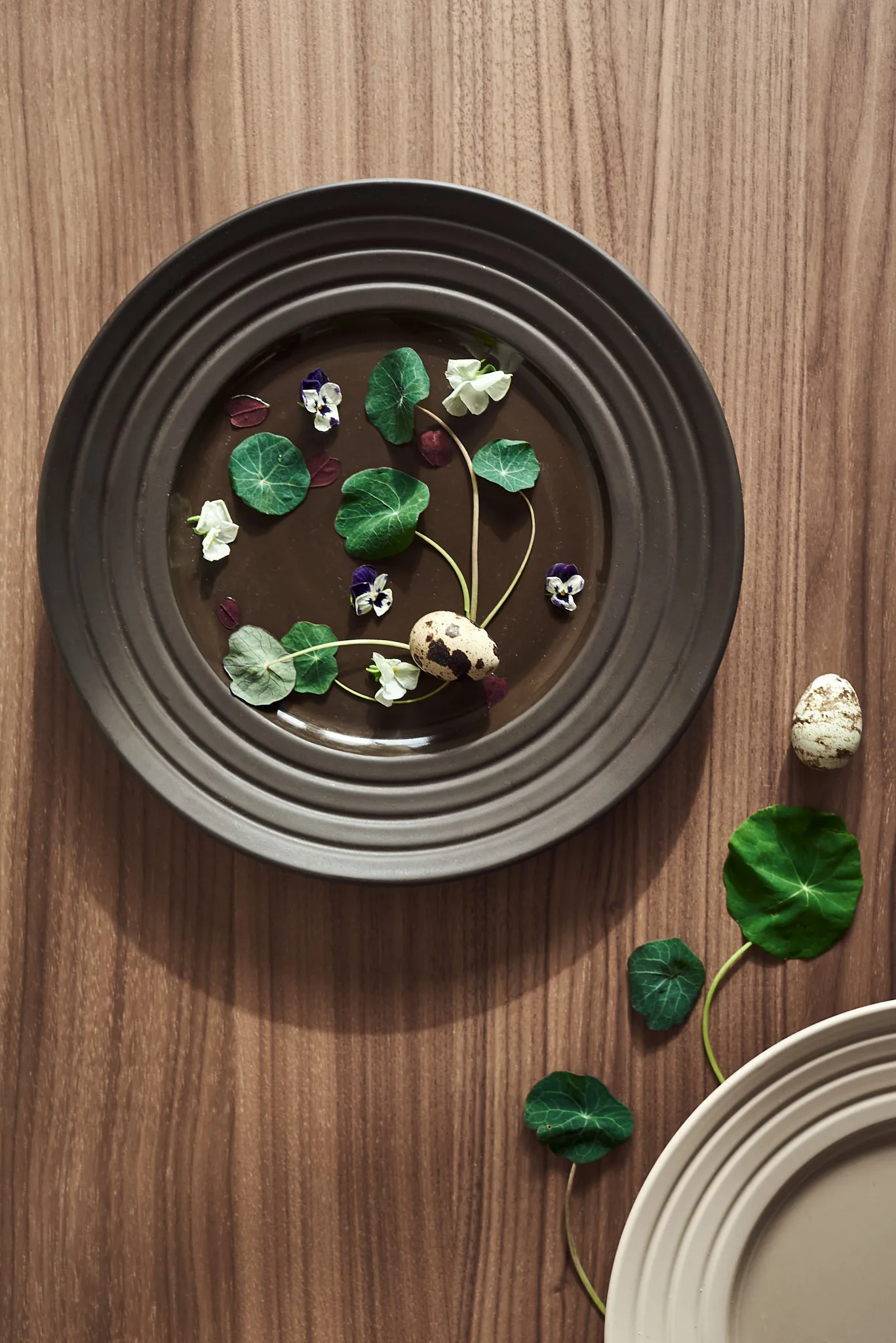 라인즈 접시 Ø27 cm 6개 세트, brown NJRD | 니오르