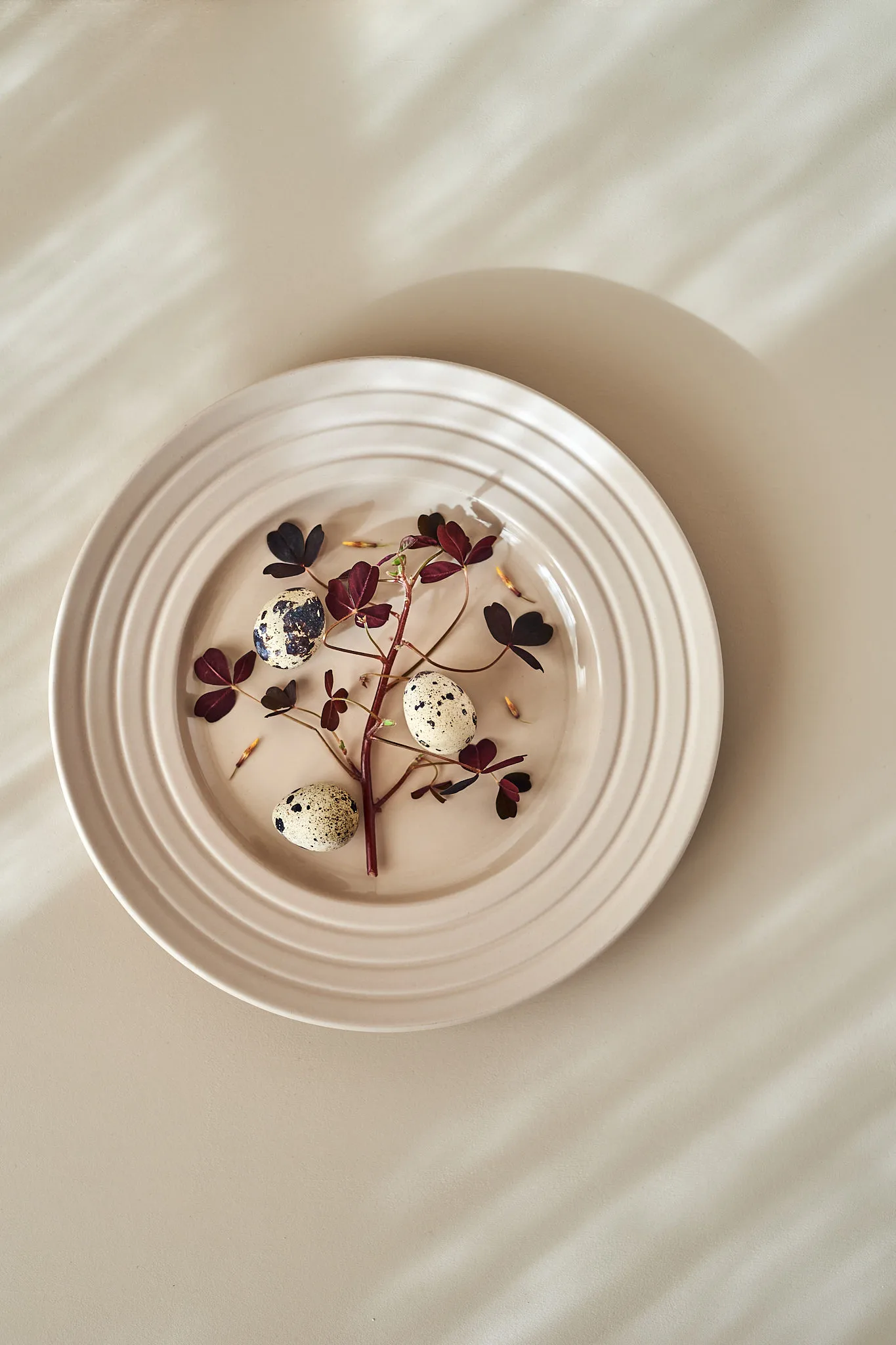 라인즈 접시 Ø27 cm, beige NJRD | 니오르