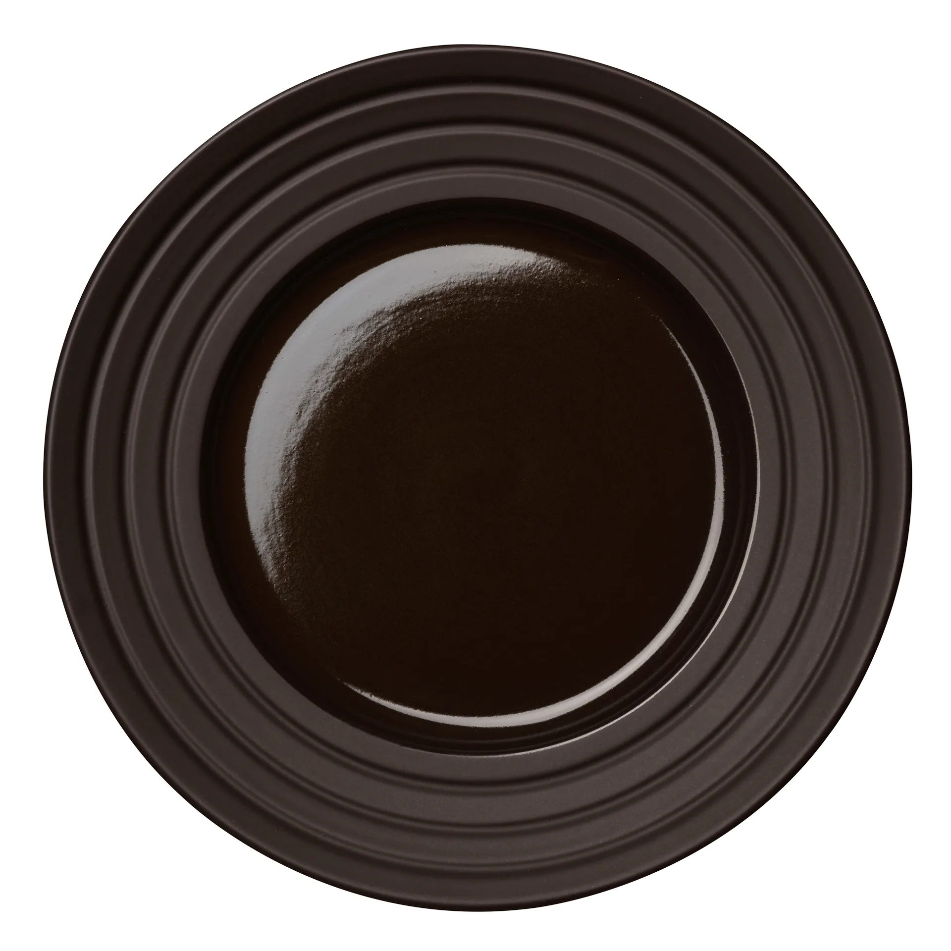 라인즈 접시 Ø27 cm, brown NJRD | 니오르