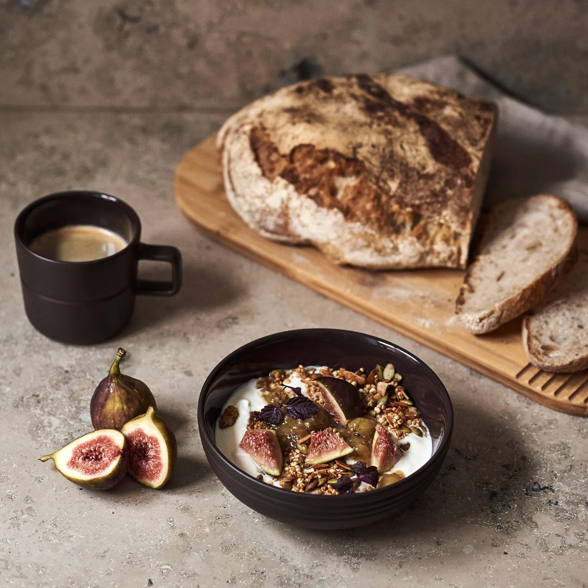 라인즈 머그 30 cl 2개 세트, brown NJRD | 니오르