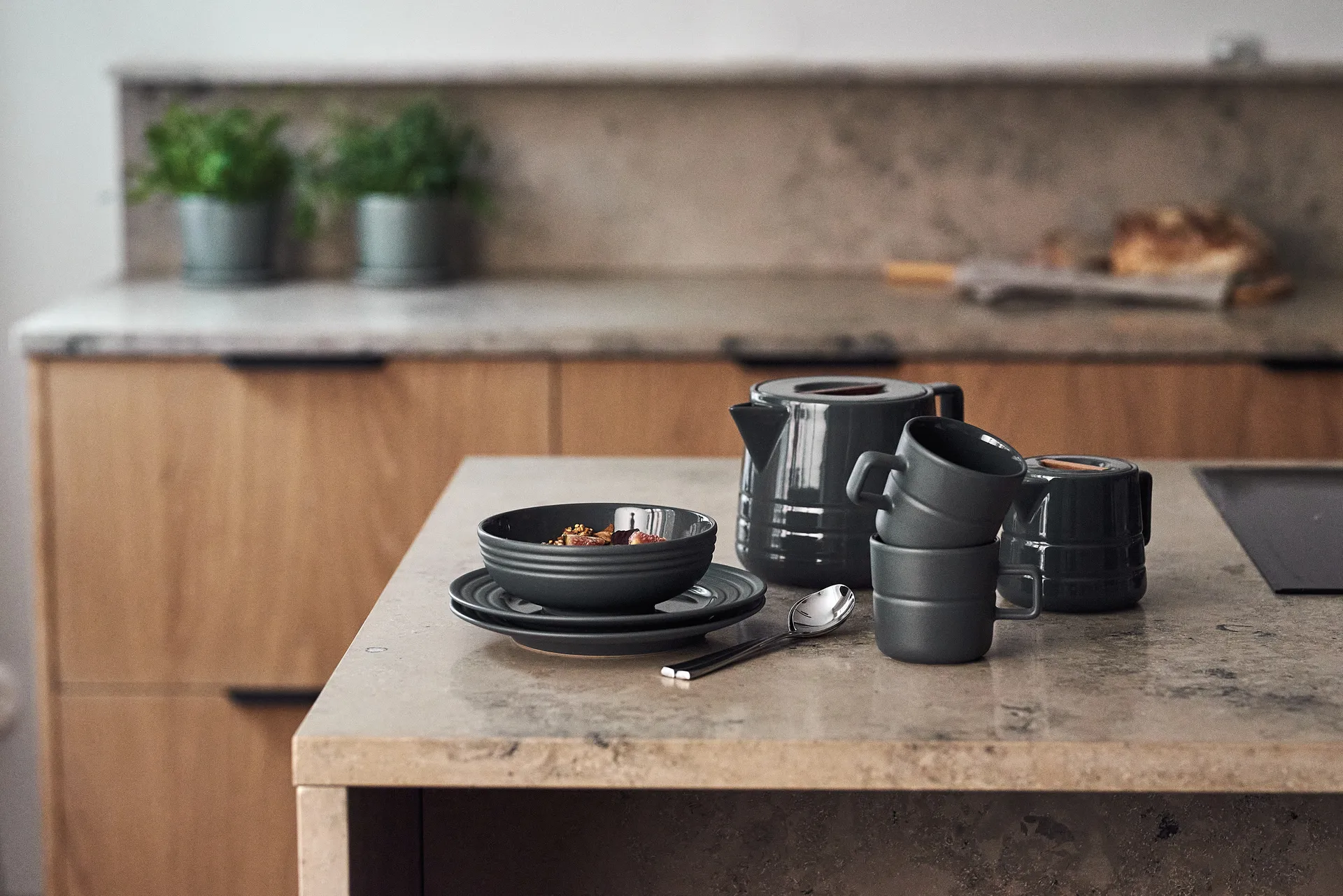 라인즈 머그 30 cl, dark grey NJRD | 니오르