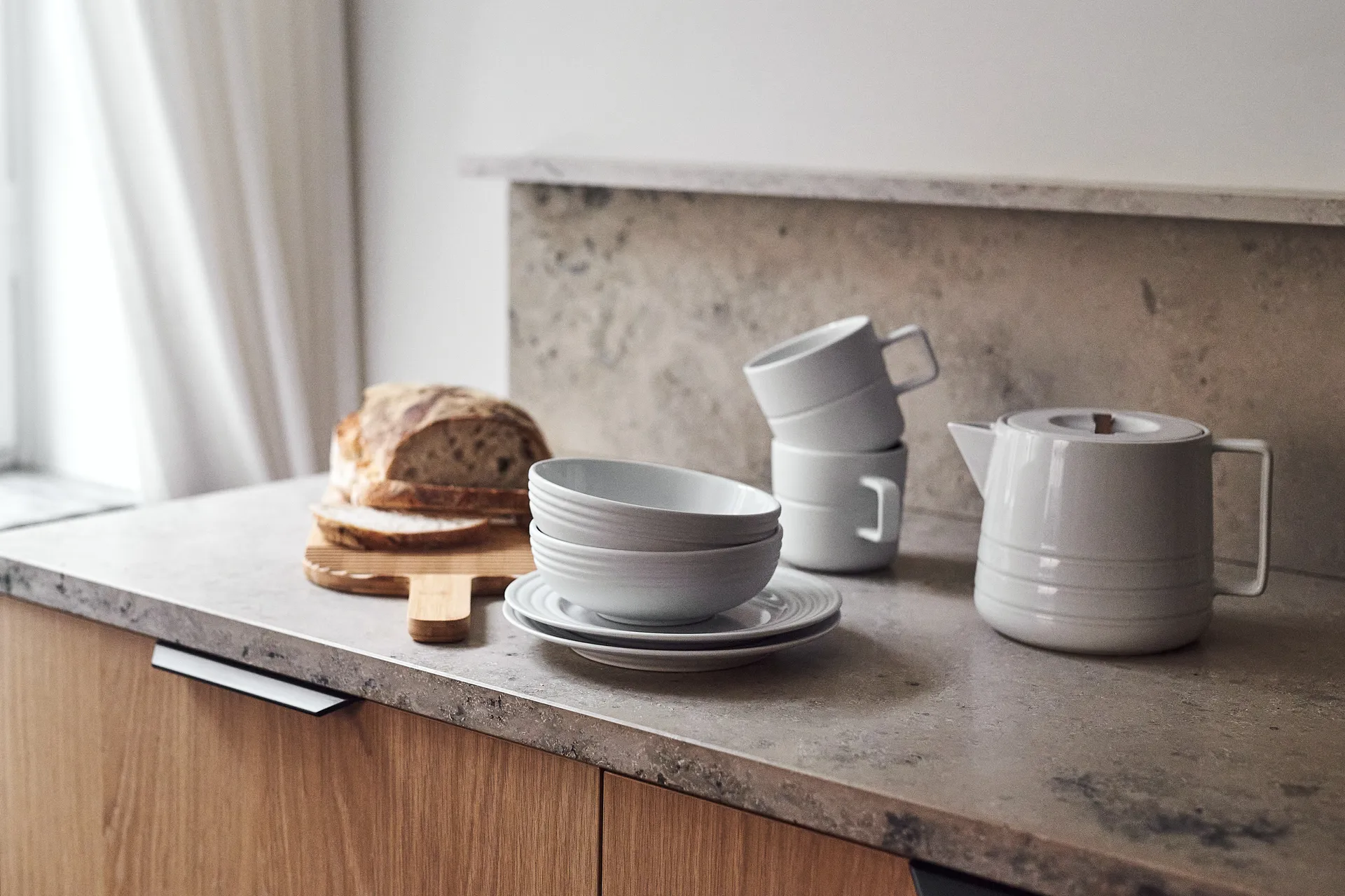 라인즈 머그 30 cl, white NJRD | 니오르