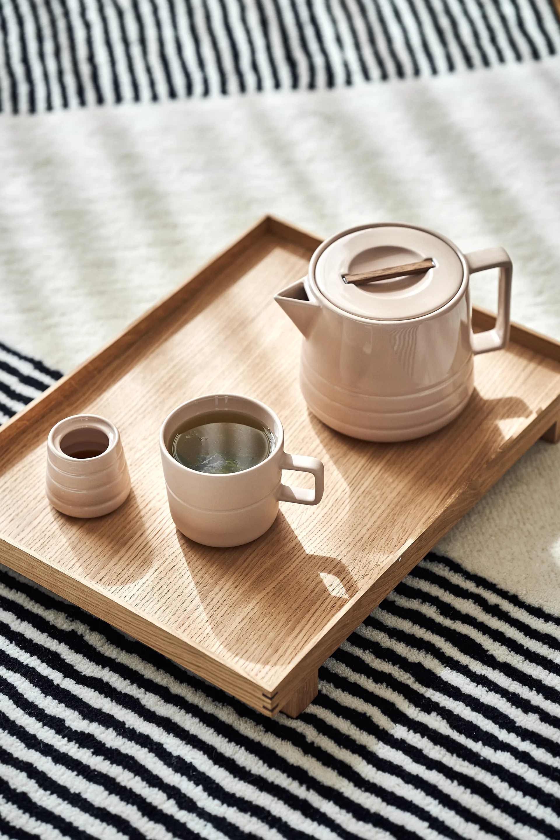 라인즈 머그 50 cl 2개 세트, beige NJRD | 니오르