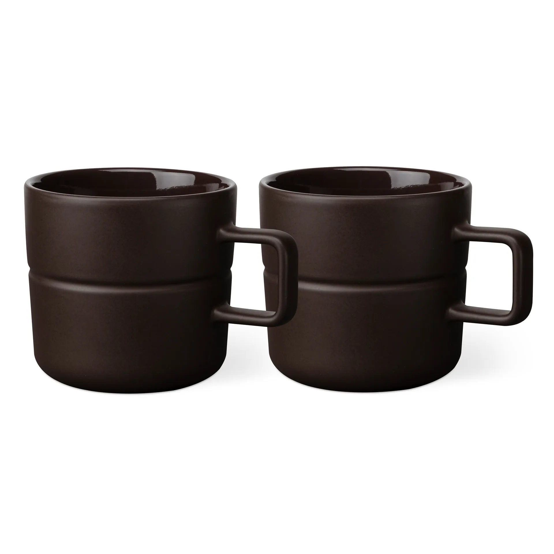 라인즈 머그 50 cl 2개 세트, brown NJRD | 니오르