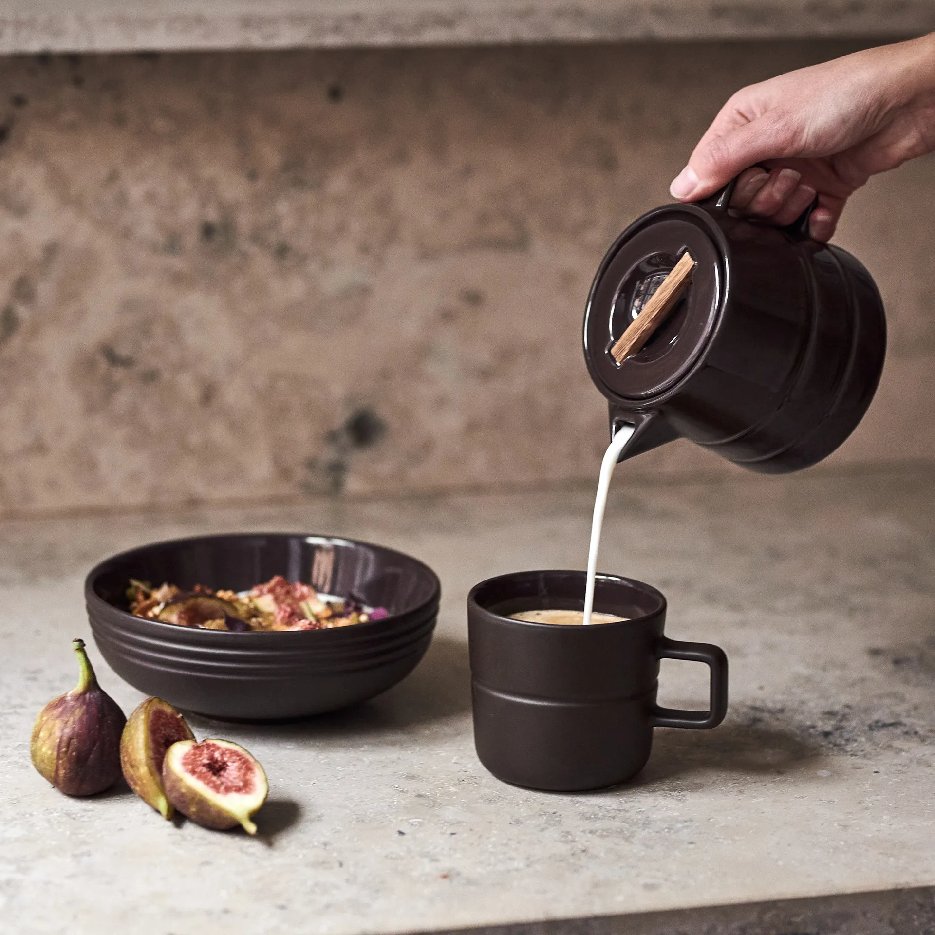 라인즈 밀크 저그 50 cl, brown NJRD | 니오르