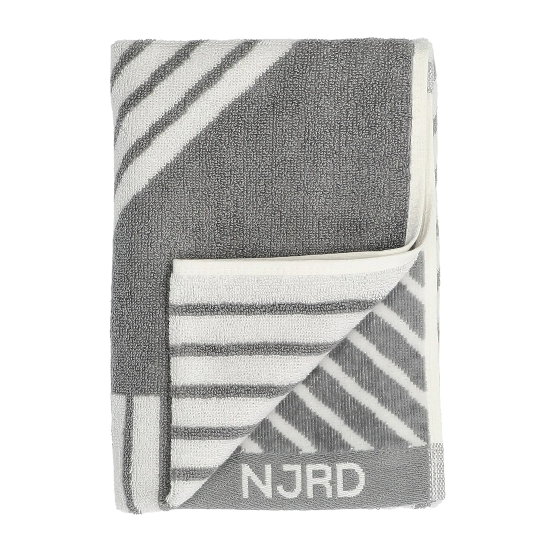 스트라이프 타올 50x70 cm, grey NJRD | 니오르