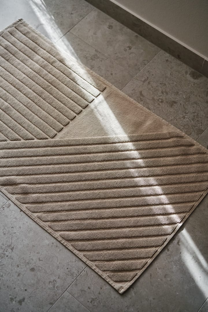 스트라이프 욕실 매트 50x90 cm, Beige NJRD | 니오르