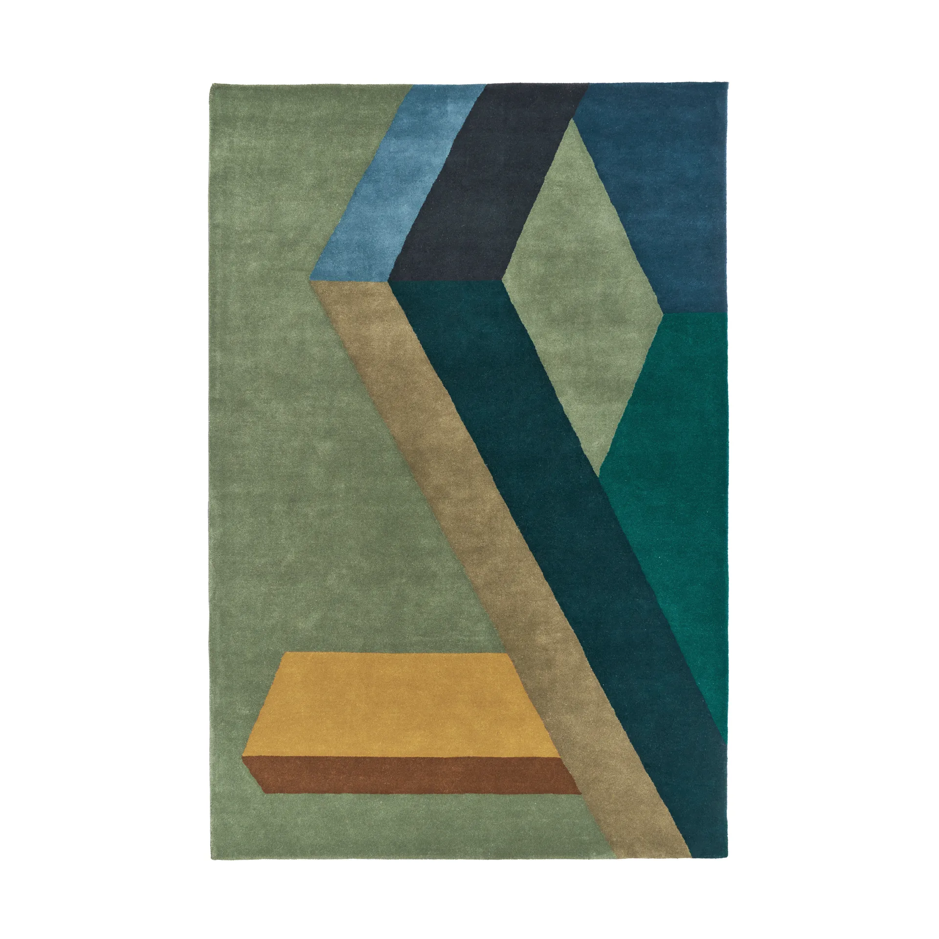 ASPEKT 울 러그 파빌리온 페트롤륨, 200x300 cm NJRD | 니오르