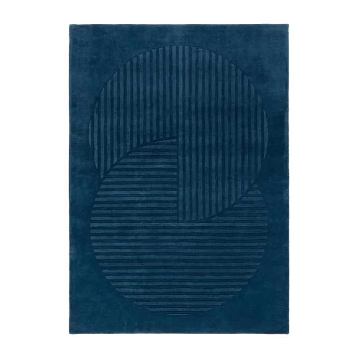 Levels Circles 울 러그 - Blue, 170x240 cm - NJRD | 니오르