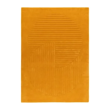 Levels Circles 울 러그 - Yellow, 170x240 cm - NJRD | 니오르
