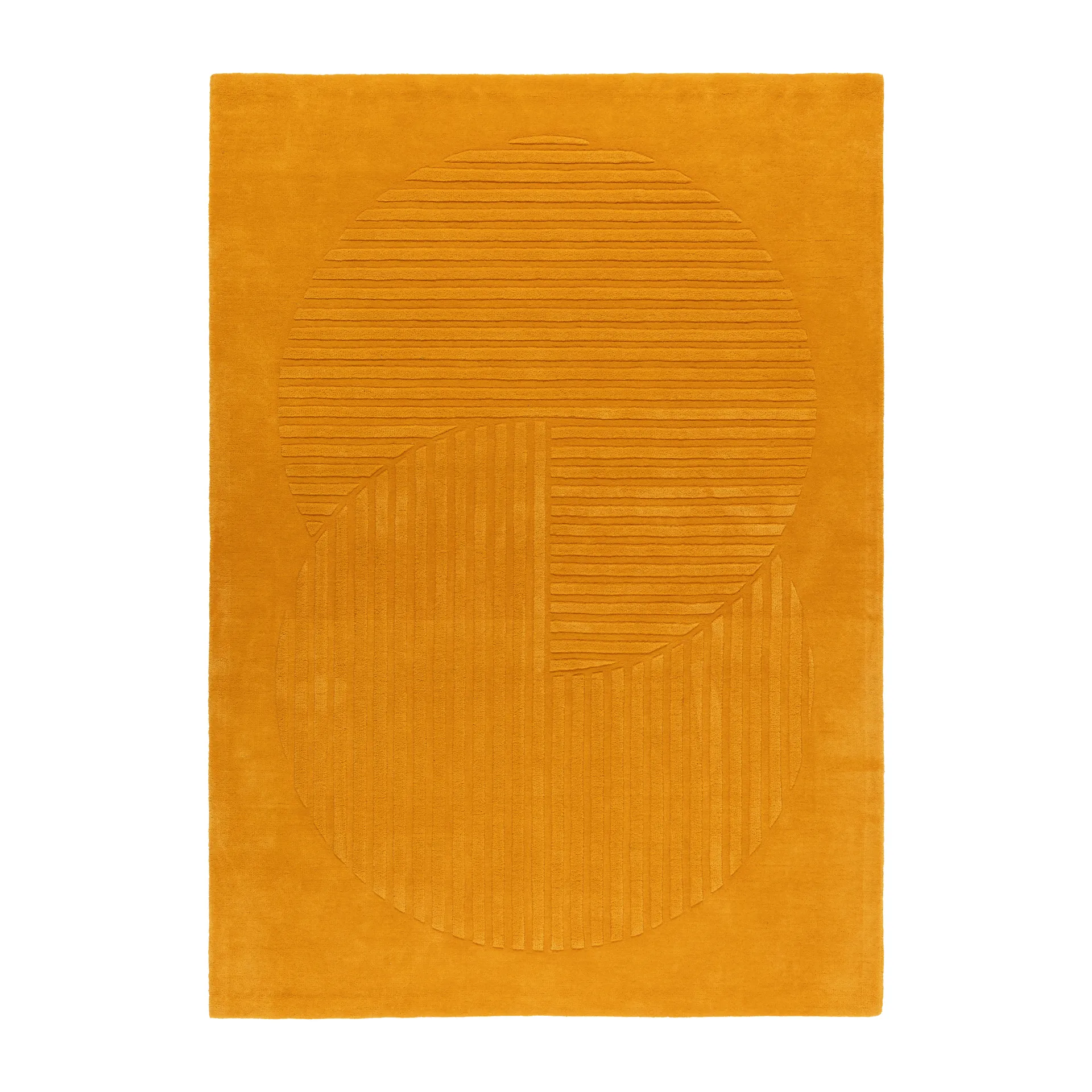 Levels Circles 울 러그, Yellow, 200x300 cm NJRD | 니오르