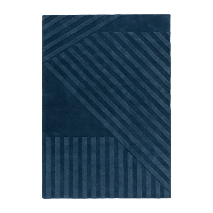 Levels Stripes 울 러그 - Blue, 170x240 cm - NJRD | 니오르