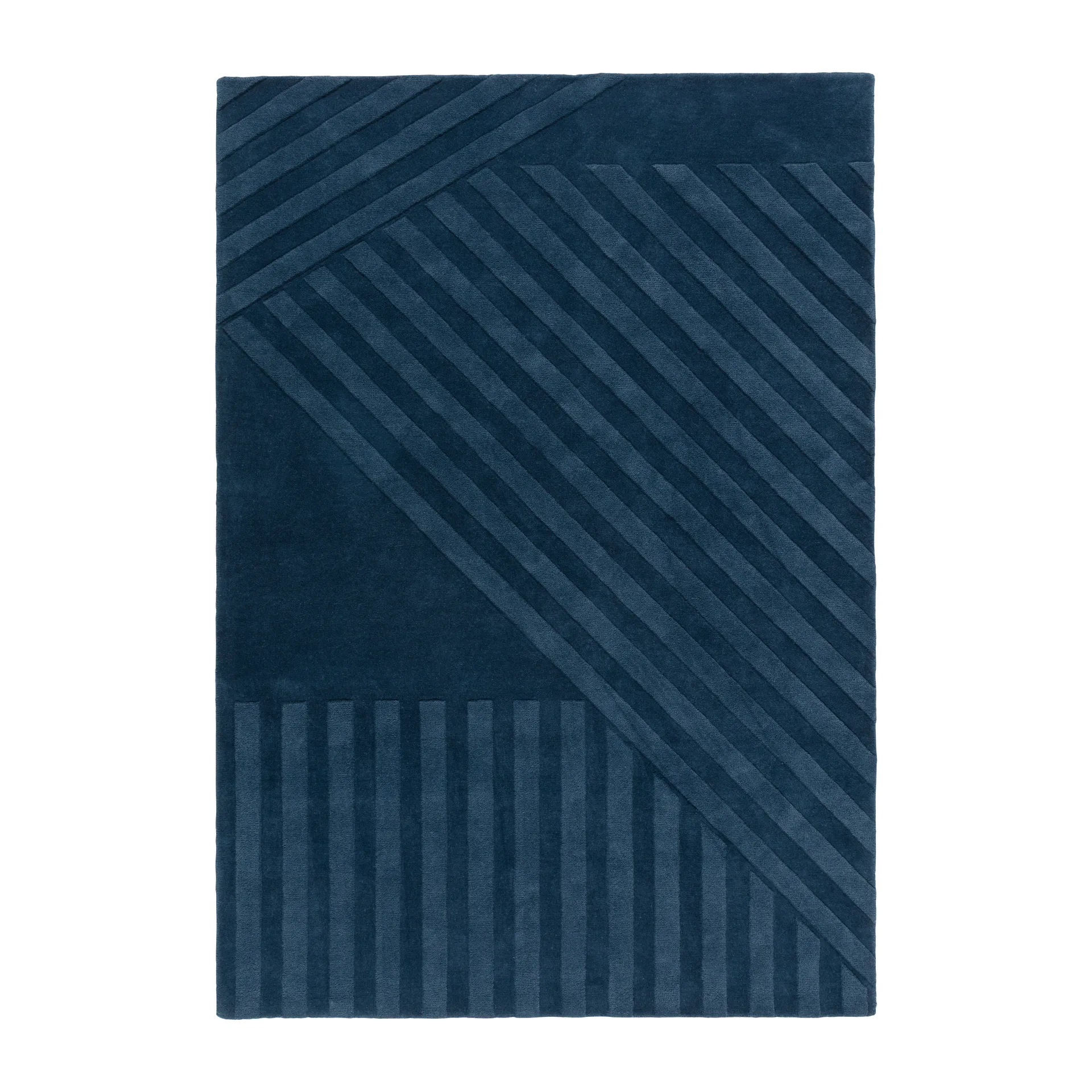 Levels Stripes 울 러그, Blue, 200x300 cm NJRD | 니오르