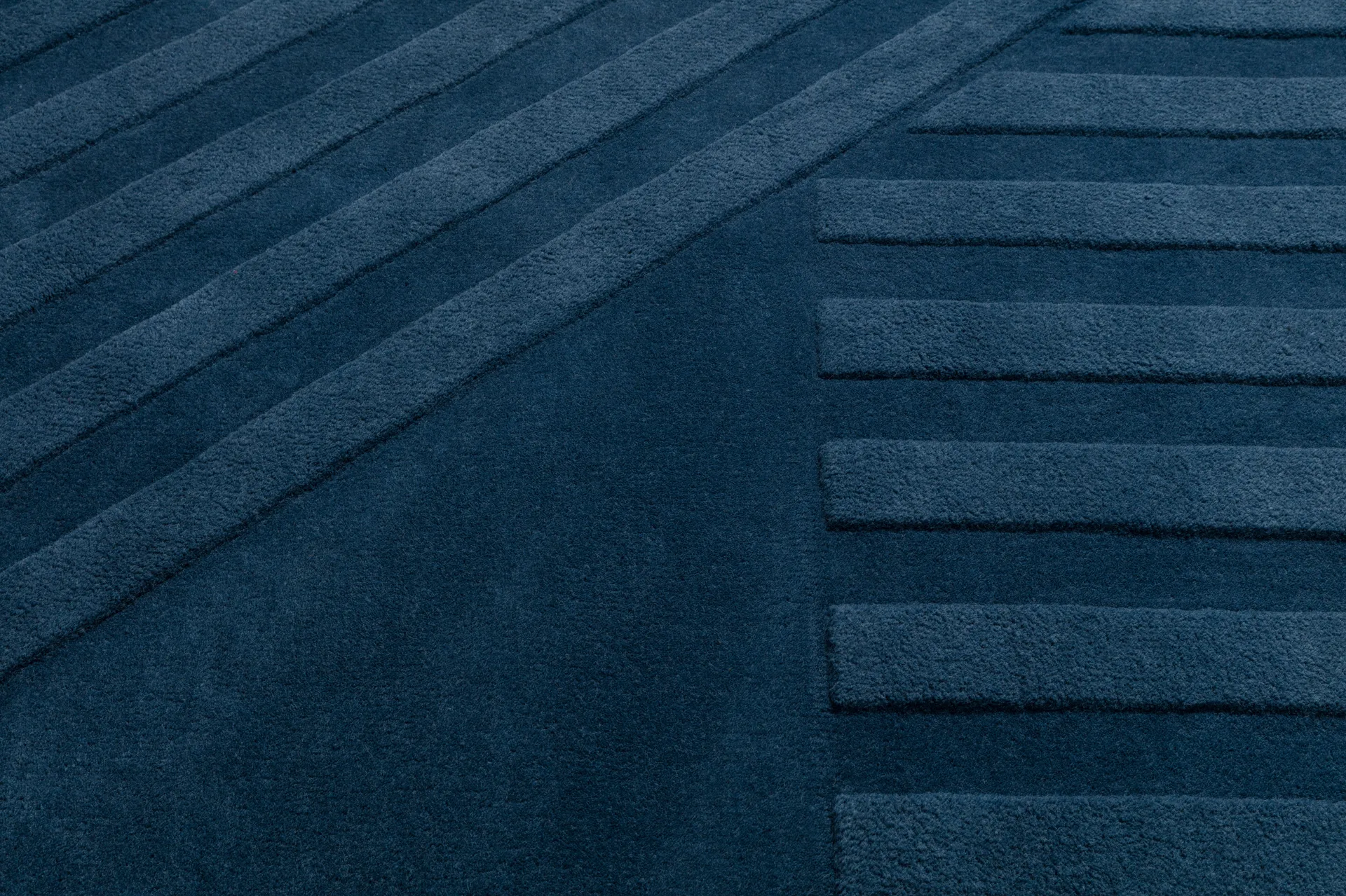 Levels Stripes 울 러그, Blue, 200x300 cm NJRD | 니오르