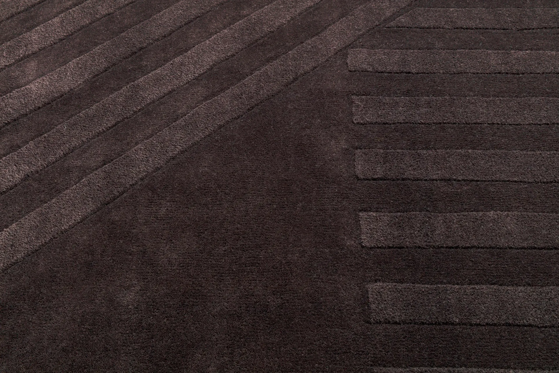 Levels Stripes 울 러그, Brown, 200x300 cm NJRD | 니오르