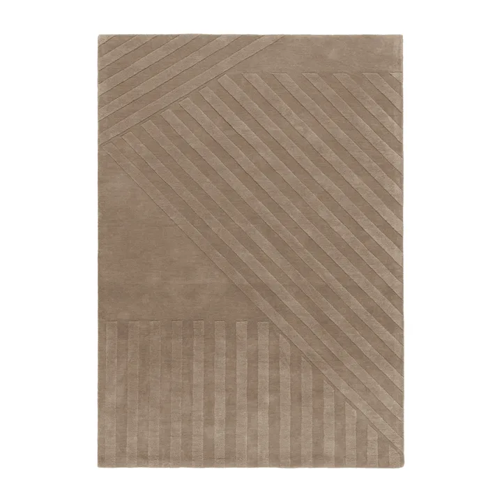 Levels Stripes 울 러그 - Taupe, 170x240 cm - NJRD | 니오르