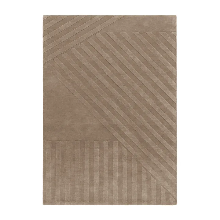 Levels Stripes 울 러그 - Taupe, 200x300 cm - NJRD | 니오르