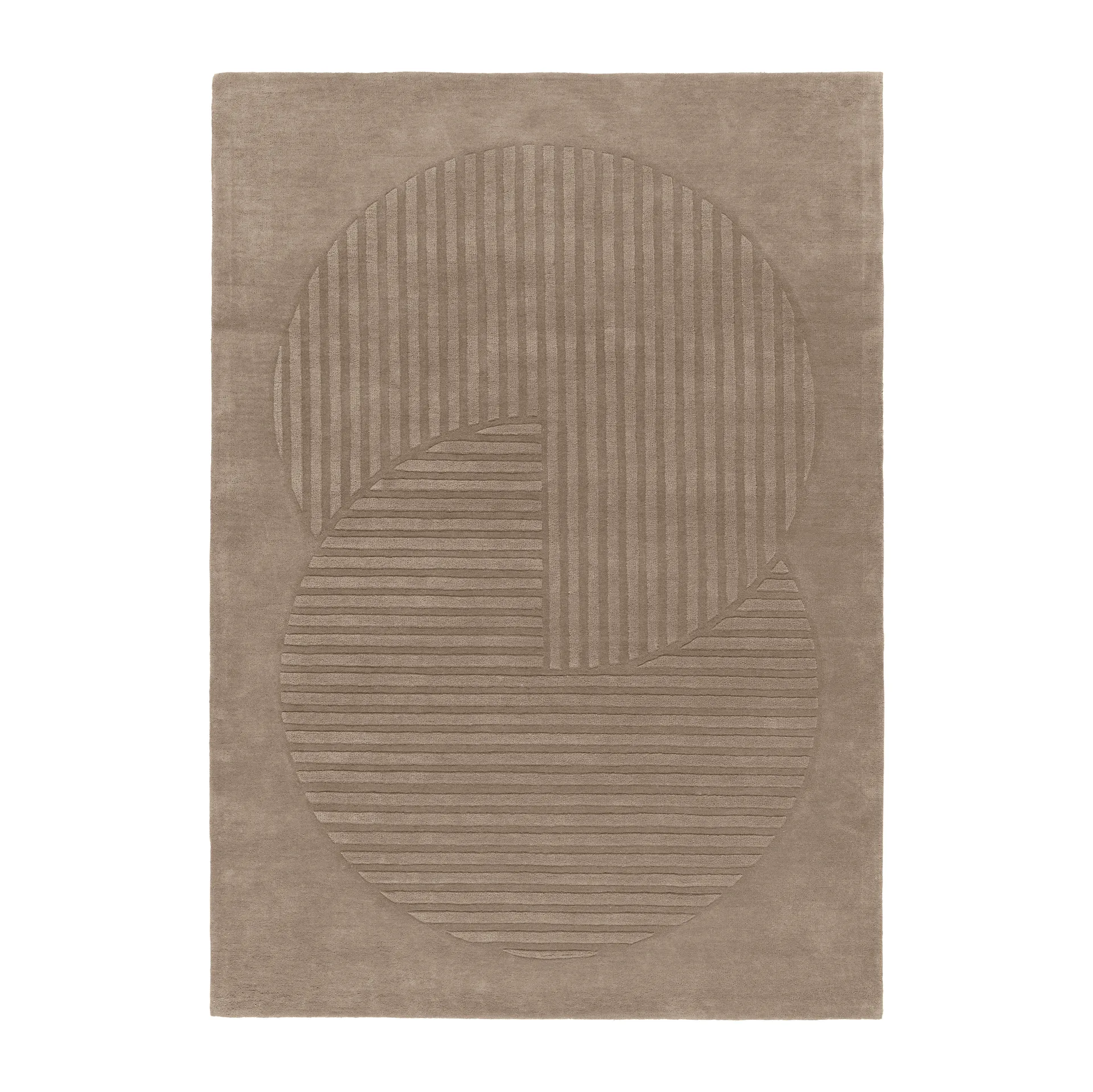 레벨스 울 러그 써클 mole, 200x300 cm NJRD | 니오르