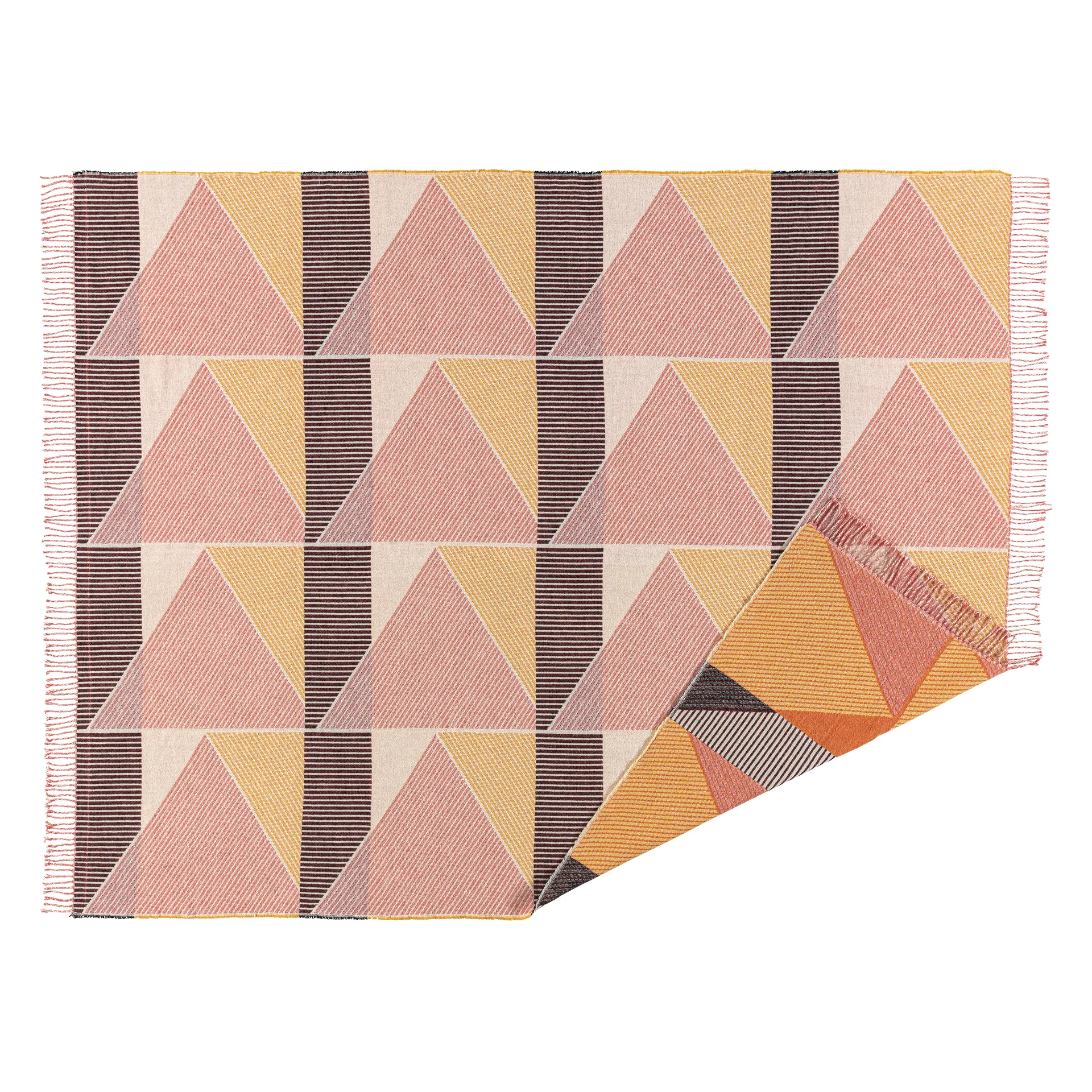 메트릭 포커스 No. 1 코튼 스로우, pink NJRD | 니오르