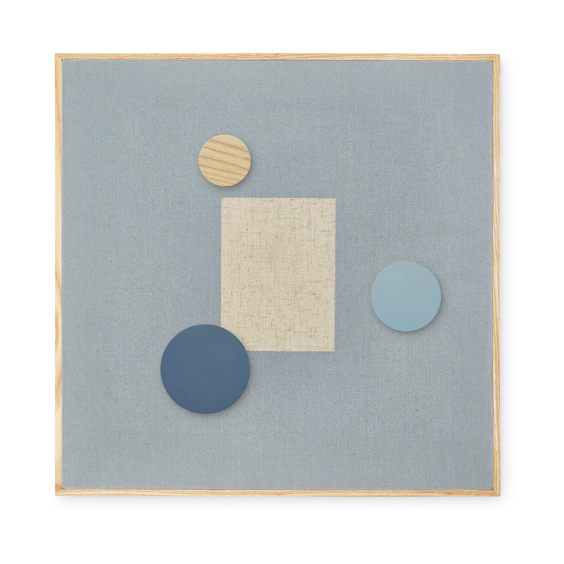 노티스보드 게시판 보드 + 3 마그넷, Blue Nofred