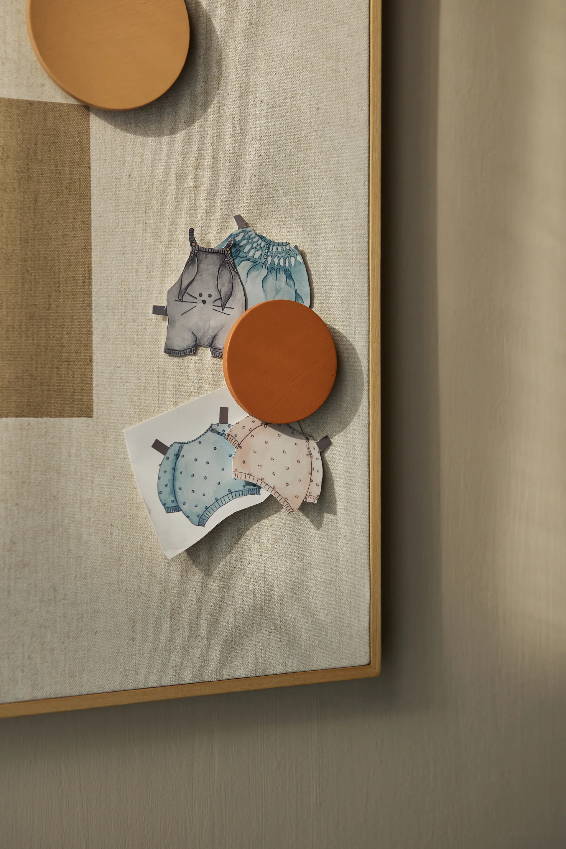 노티스보드 게시판 보드 + 3 마그넷, Sand Nofred