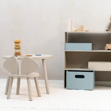 마우스 어린이 책상 의자 세트 - Beige - Nofred