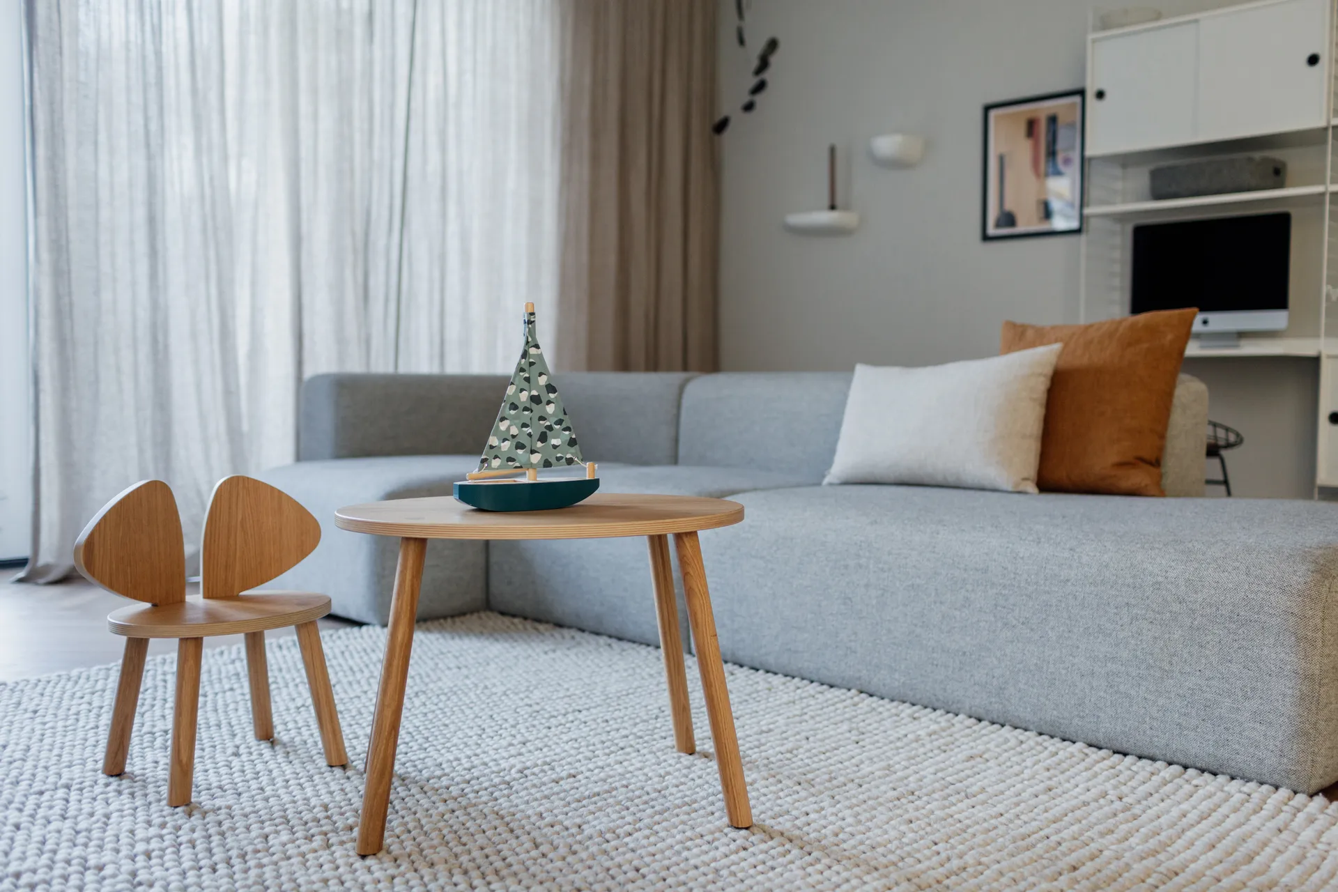 마우스 어린이 의자, Oak Nofred