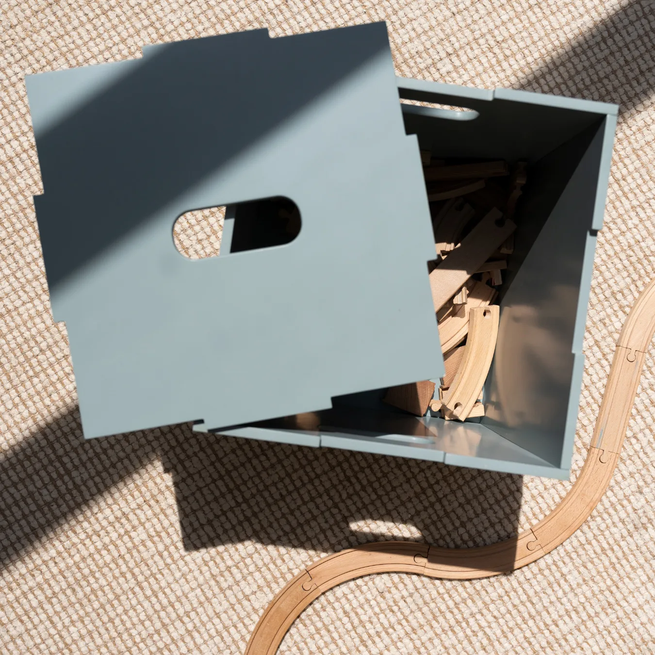 큐브 스토리지 수납 박스, Olive green Nofred