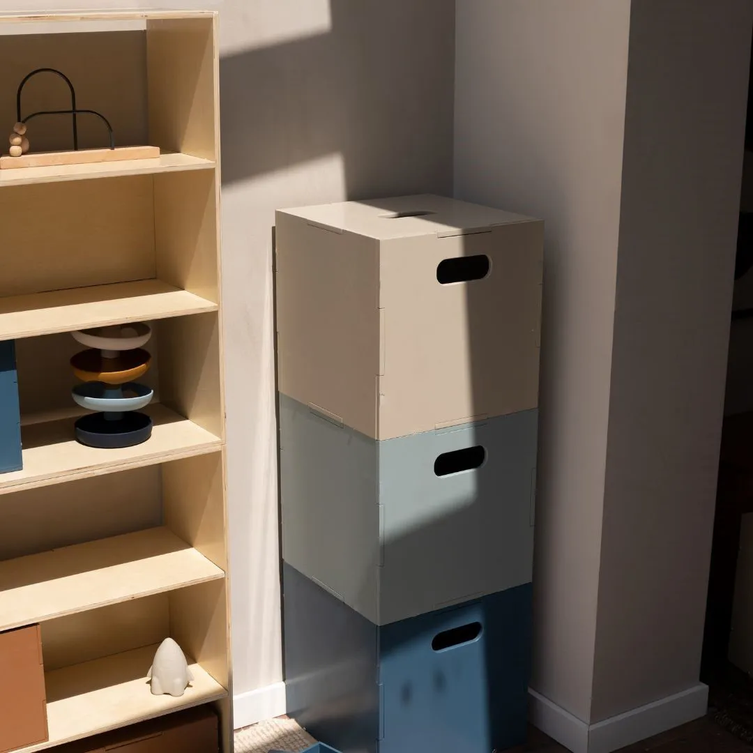 큐브 스토리지 수납 박스, Olive green Nofred