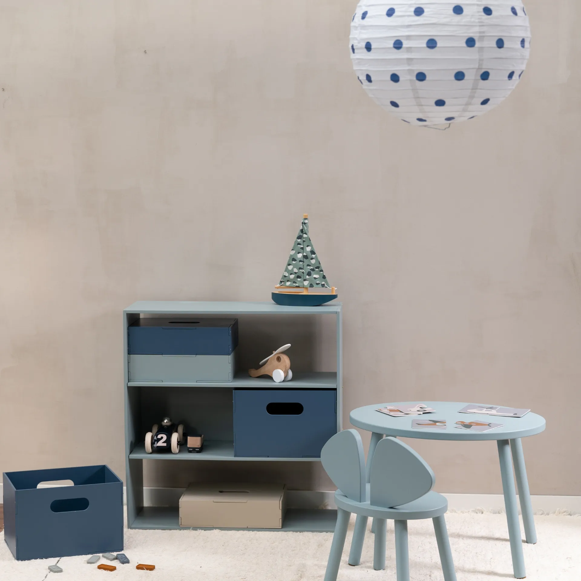 마우스 어린이 책상 의자 세트, Olive green Nofred