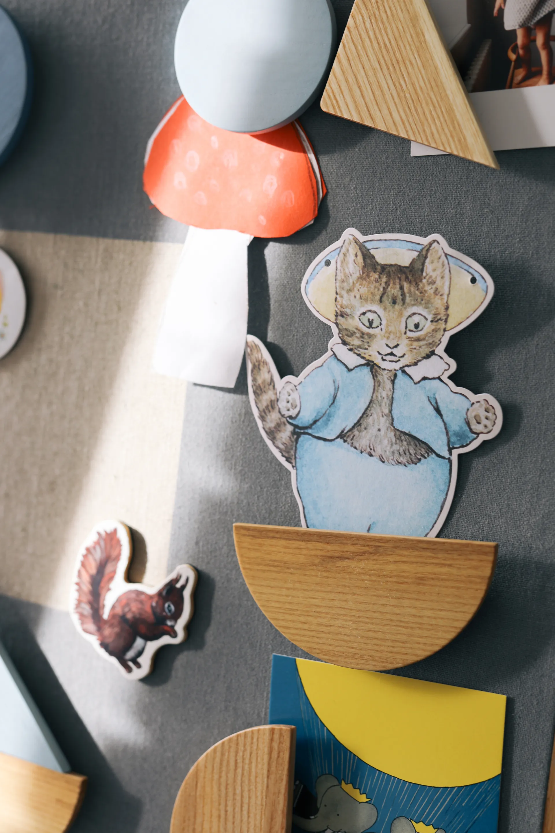 Pin 마그넷 세트 5개, Blue Nofred