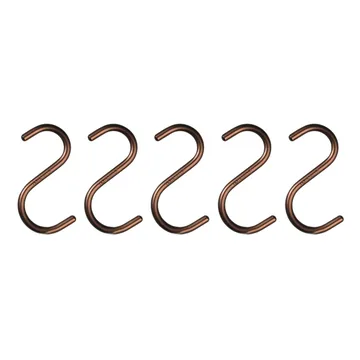 S-Hook 5개 세트 - bronze - Nomess Copenhagen | 노메스코펜하겐