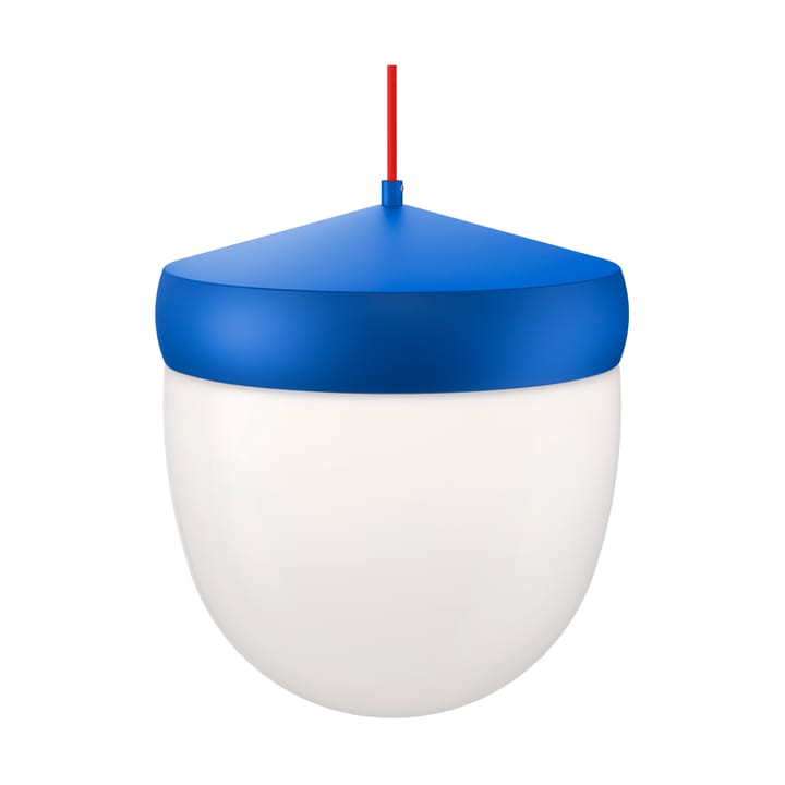팬 펜던트 조명 프로스티드 30 cm - Clear blue-red - Noon | 눈
