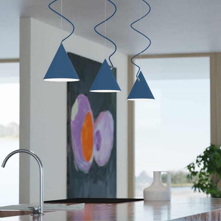 Castor 펜던트 조명 20 cm, Blue-blue-silver Noon | 눈