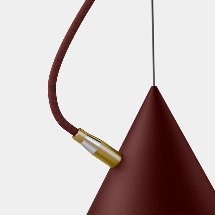 Castor 펜던트 조명 20 cm - Bordeaux red-dark red-brass - Noon | 눈