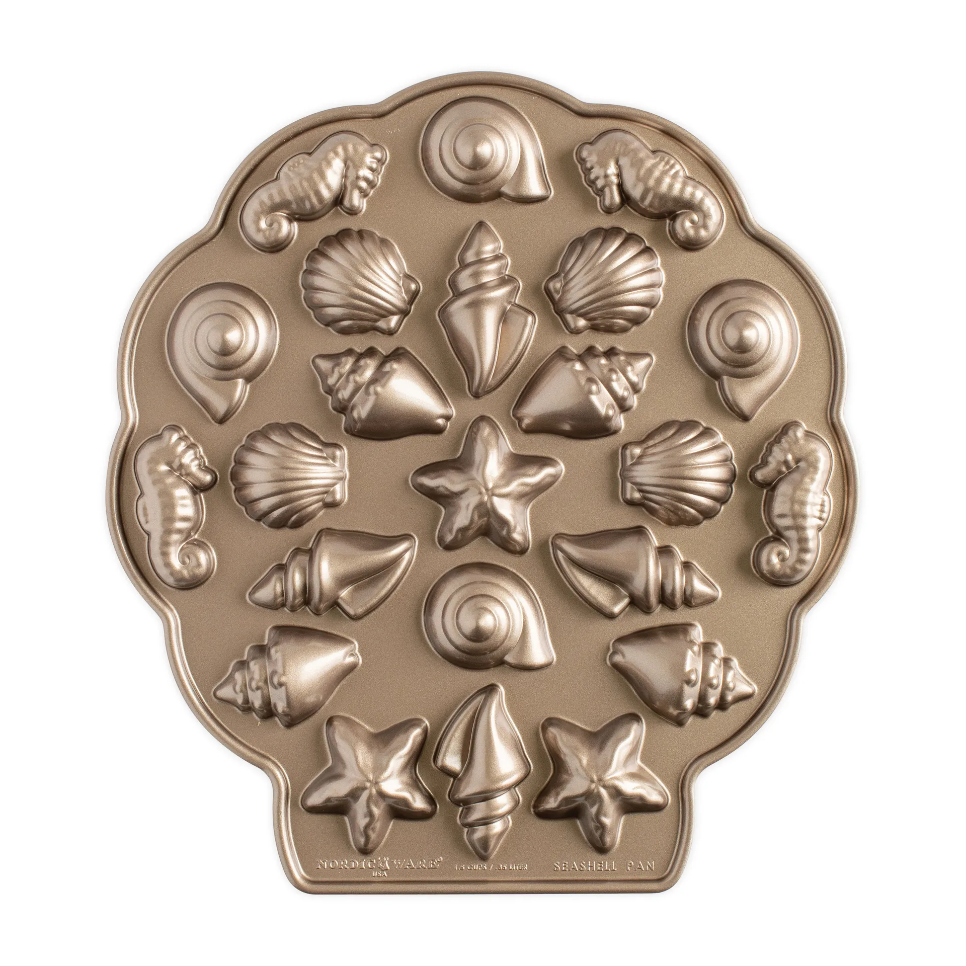 노르딕웨어 바다 조개 케이크렛 베이킹 폼, 0.4 L Nordic Ware | 노르딕 웨어