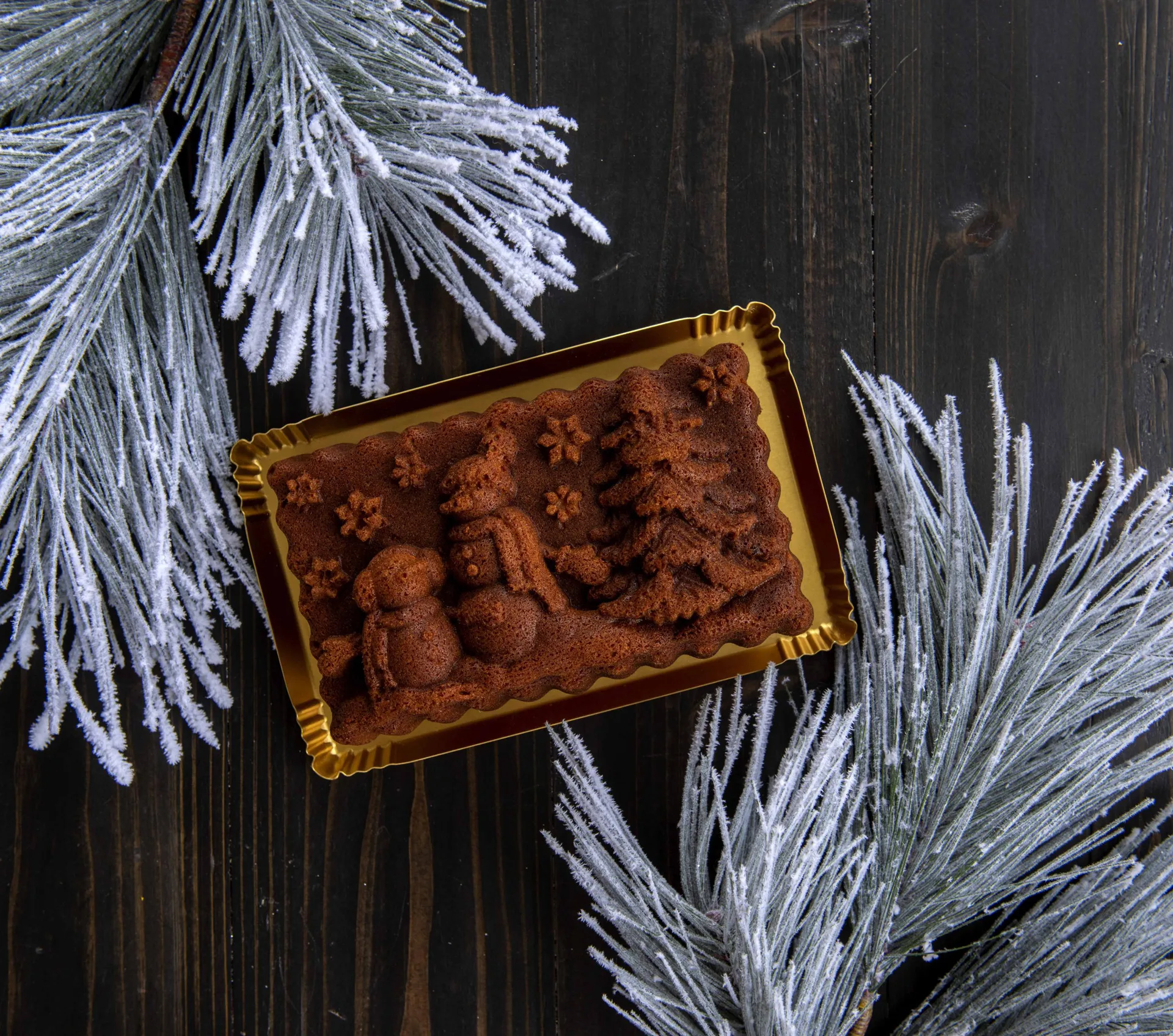 노르딕웨어 Winter Wonderland 브레드 틴 1.4 L, Silver Nordic Ware | 노르딕 웨어