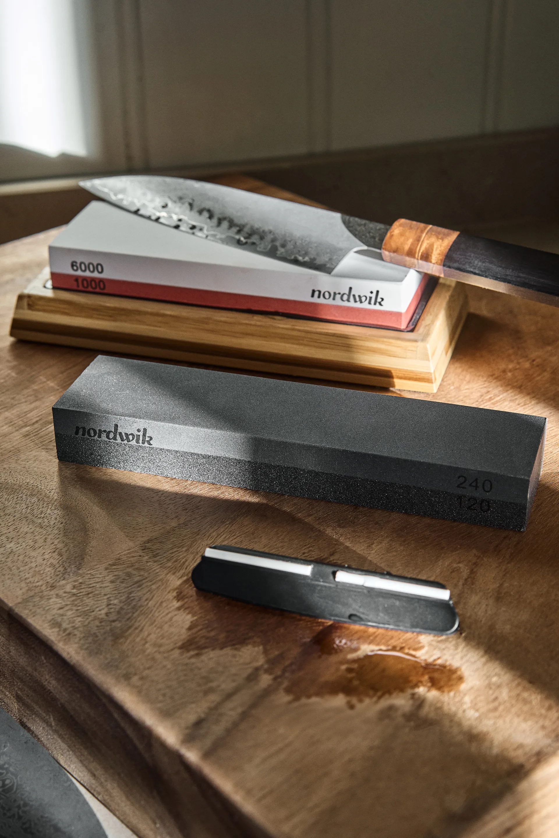 습식 칼갈이 숫돌 기본 그라인딩용, 120/240 grit Nordwik | 노드윅