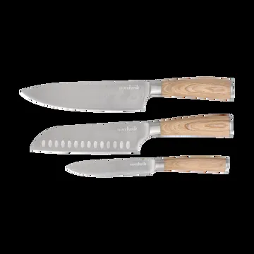 나이프 세트 3개 - Pakka wood - Nordwik | 노드윅