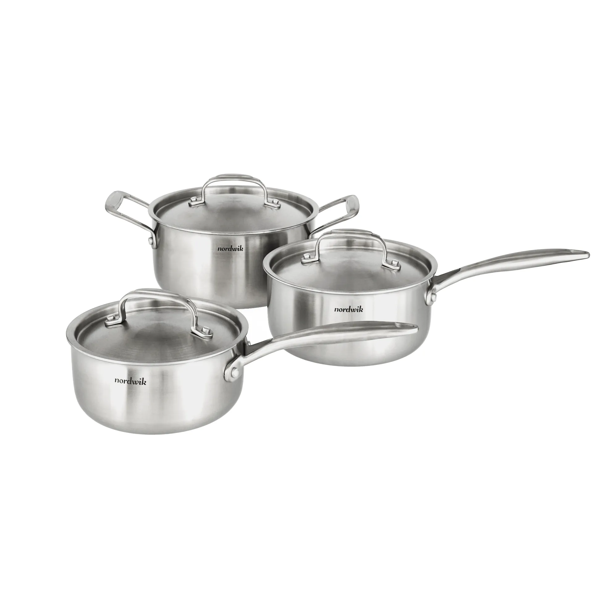 쿡웨어 세트 3-ply 3개, 1.5 L, 2 L, 3 L Nordwik | 노드윅