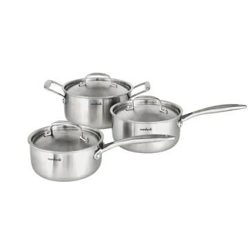 쿡웨어 세트 3-ply 3개 - 1.5 L, 2 L, 3 L - Nordwik | 노드윅